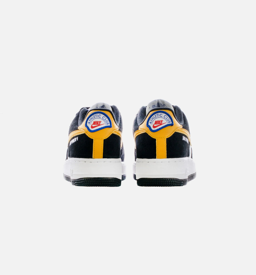 Air Force 1 Low Athletic Club Grade School Lifestyle Shoe Black Yellow