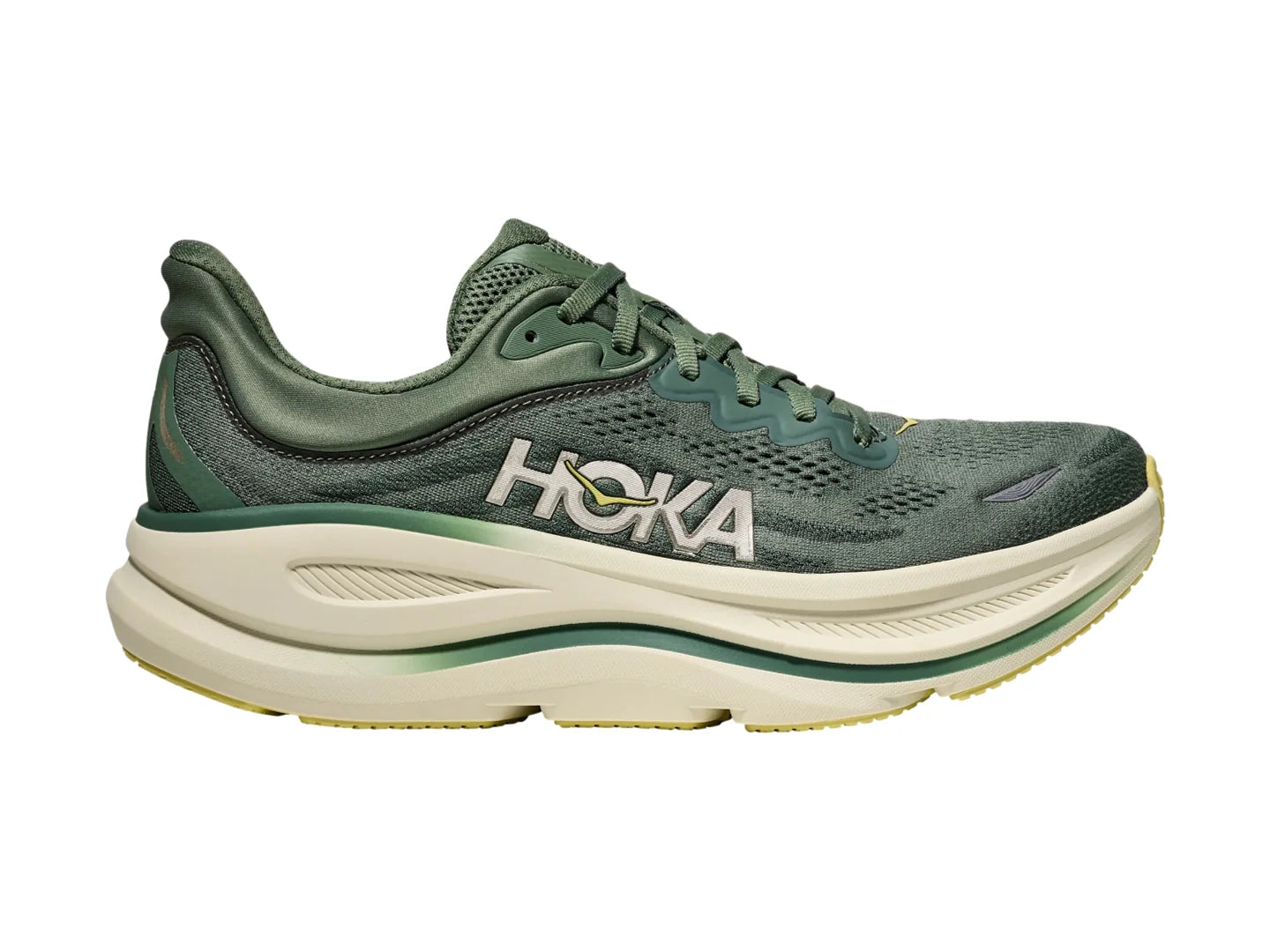 Tenis HOKA Bondi 9 Color Verde para Hombre