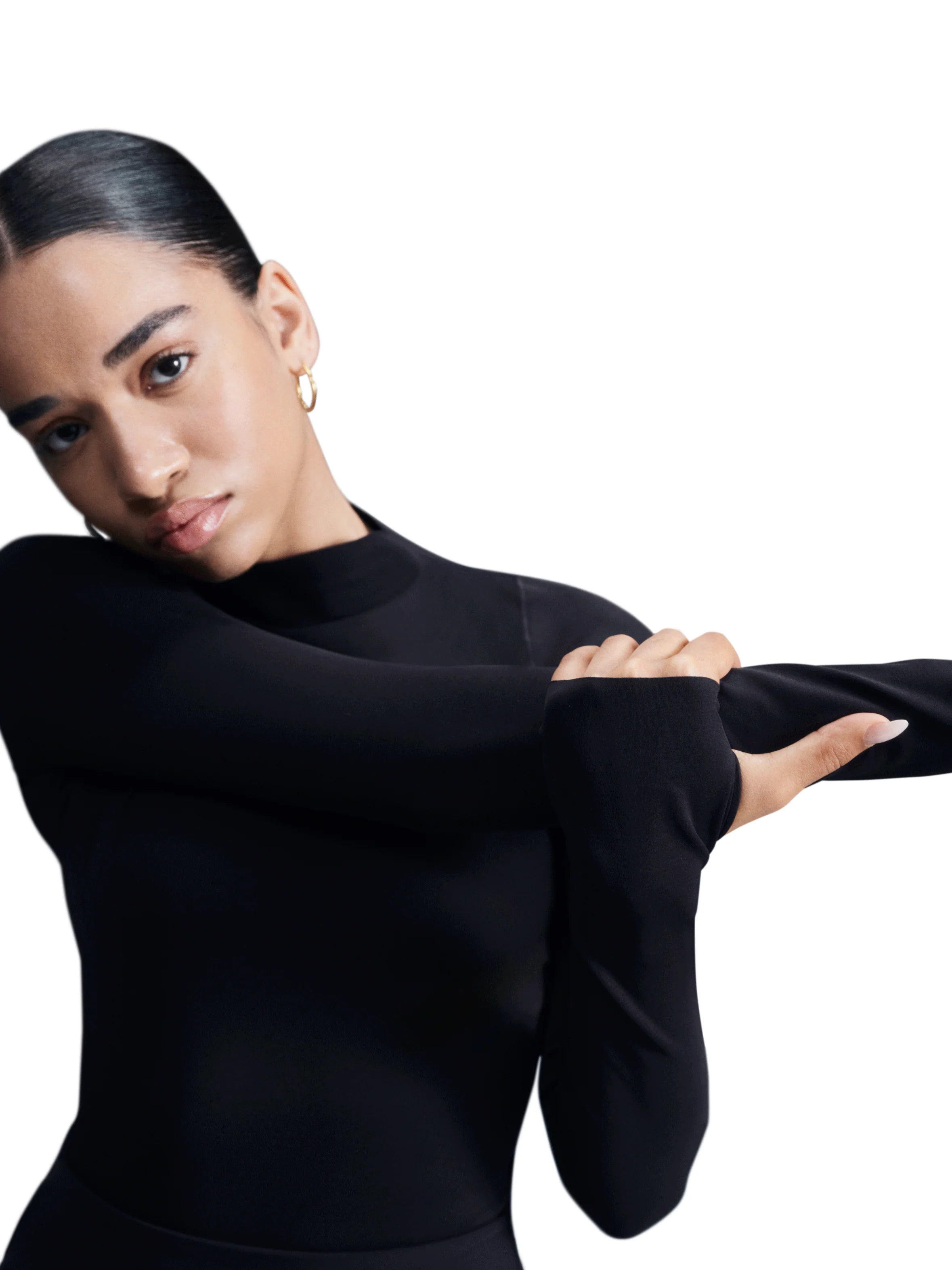 Nike Womens Zenvy Dri FIT Long Sleeve Top