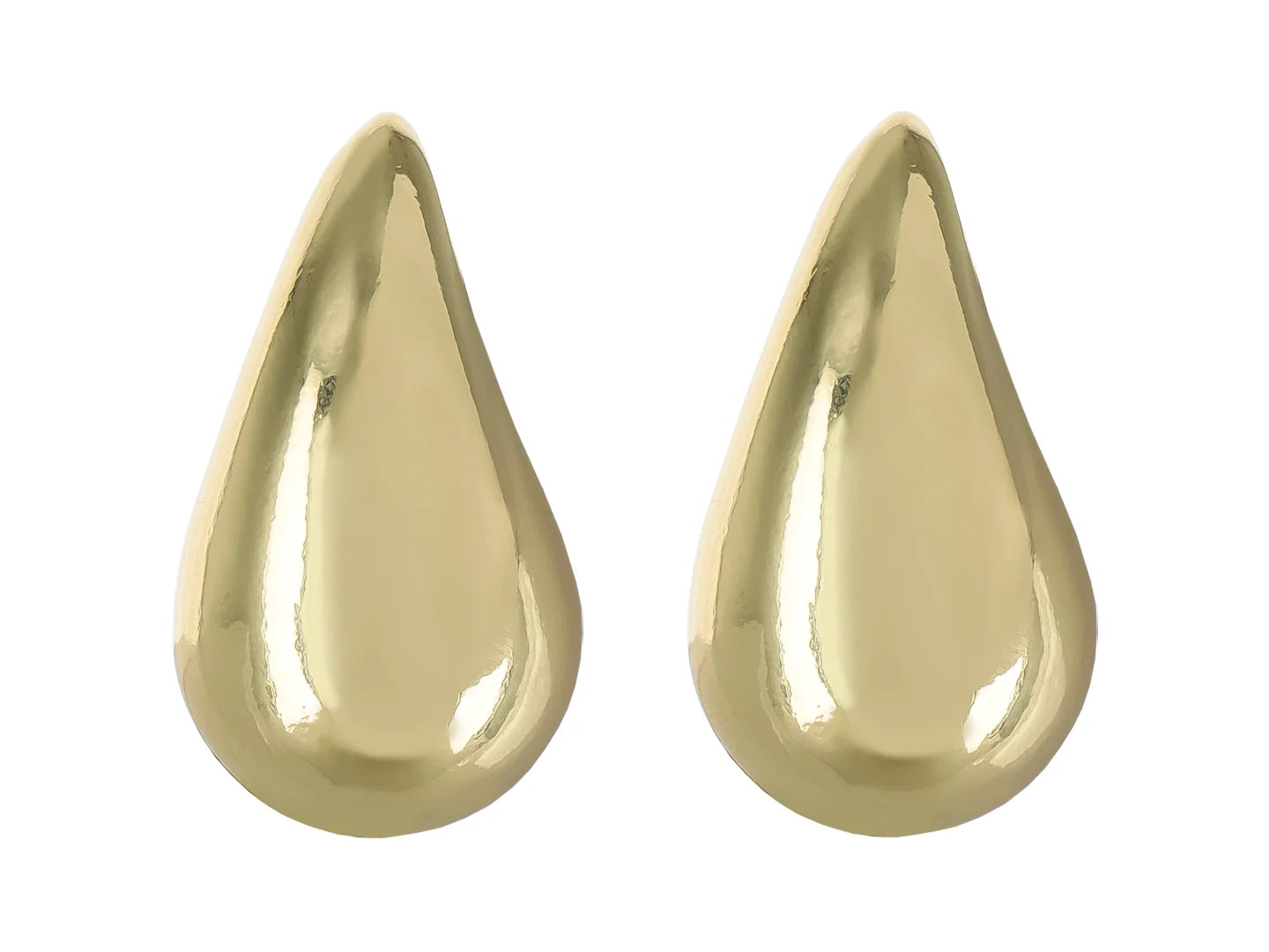 Aretes Gota Roze Color Oro para Mujer