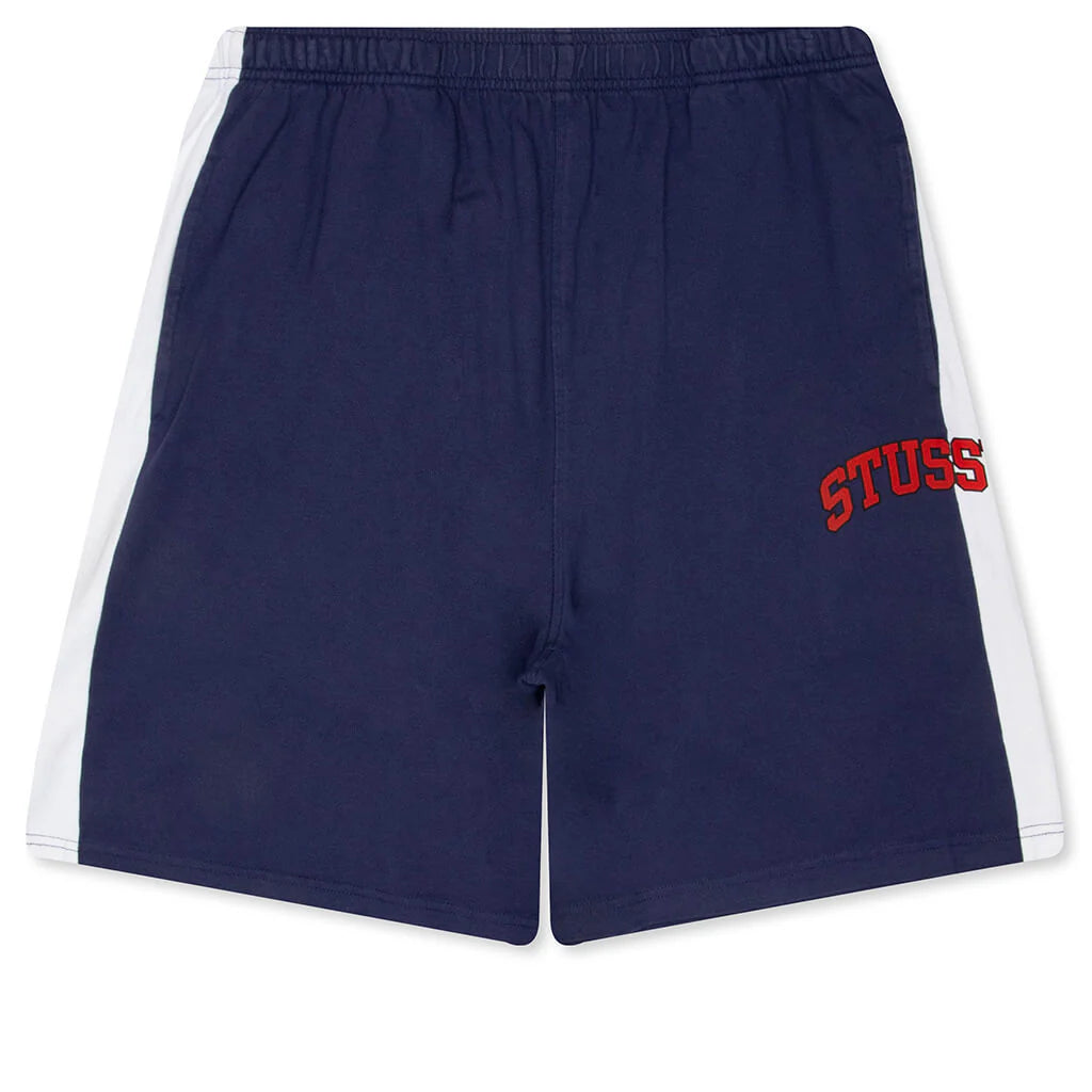 Stripe Jersey Short Blue
