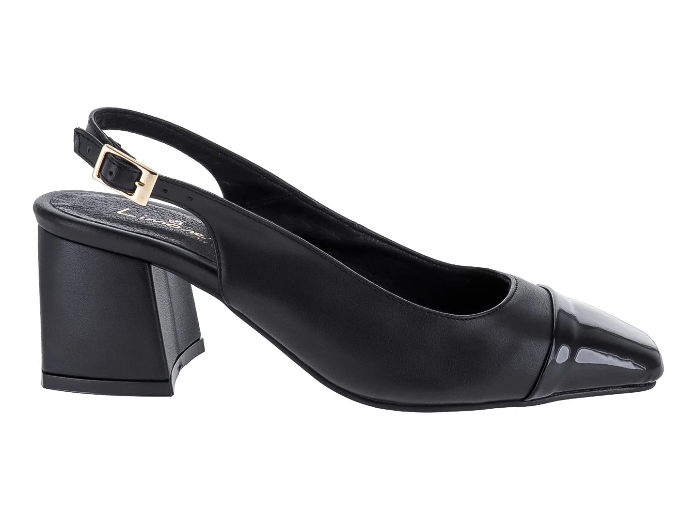 Zapatos de Tacón Clinton Charol Negro para Mujer