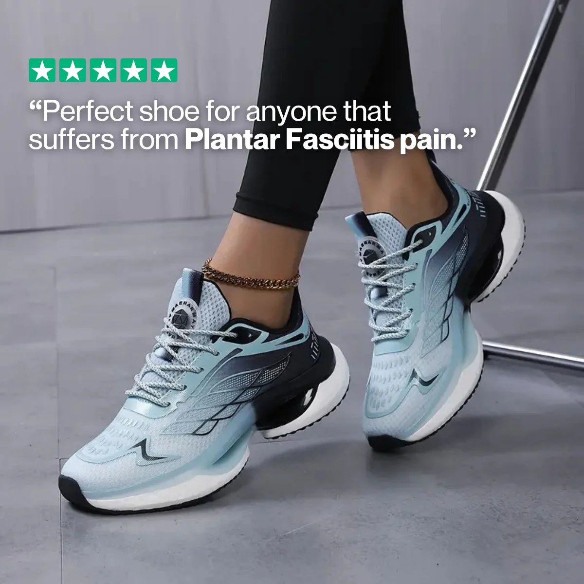 Aerion Wide Toe Box Hands Free Supportive Walking Shoes