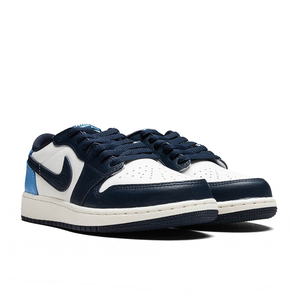 Air Jordan 1 Low OG Obsidian GS Obsidian University Blue Sail