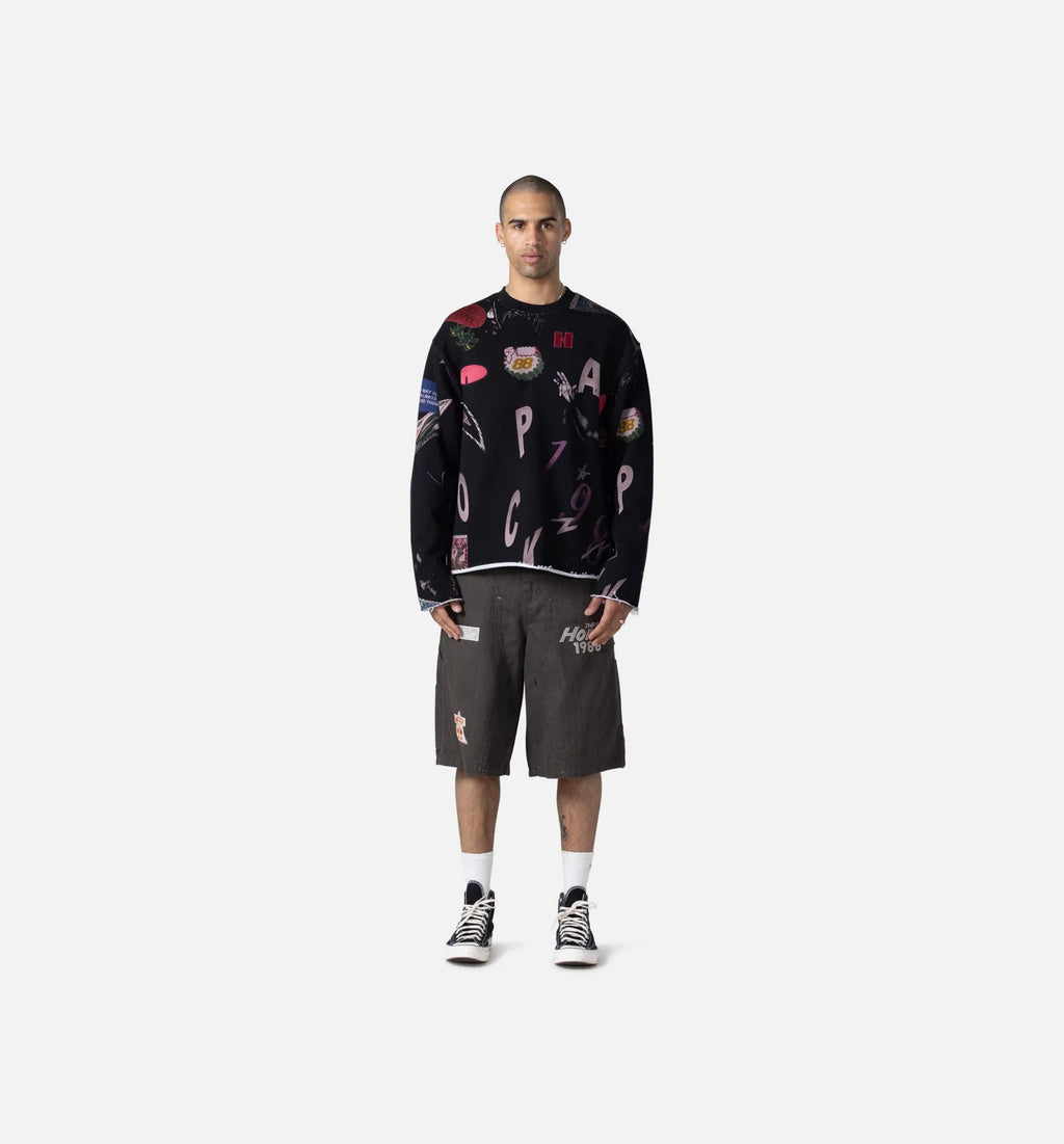 Twill Carpenter Mens Shorts Black
