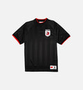 Mitchell Ness X Nice Kicks Soccer Shirt Black Red White