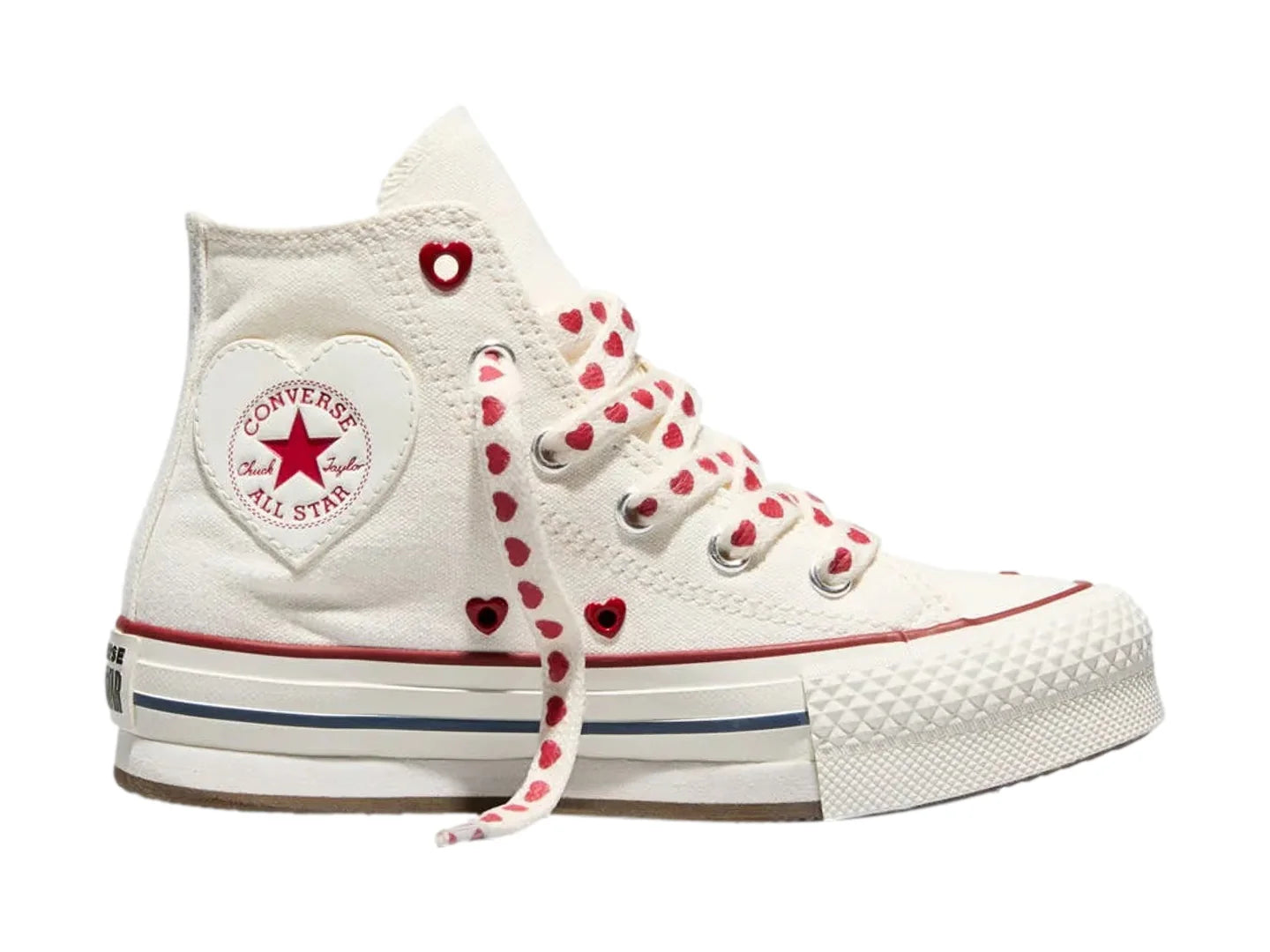 Tenis Converse CTAS Eva Lift Blanco para Niña