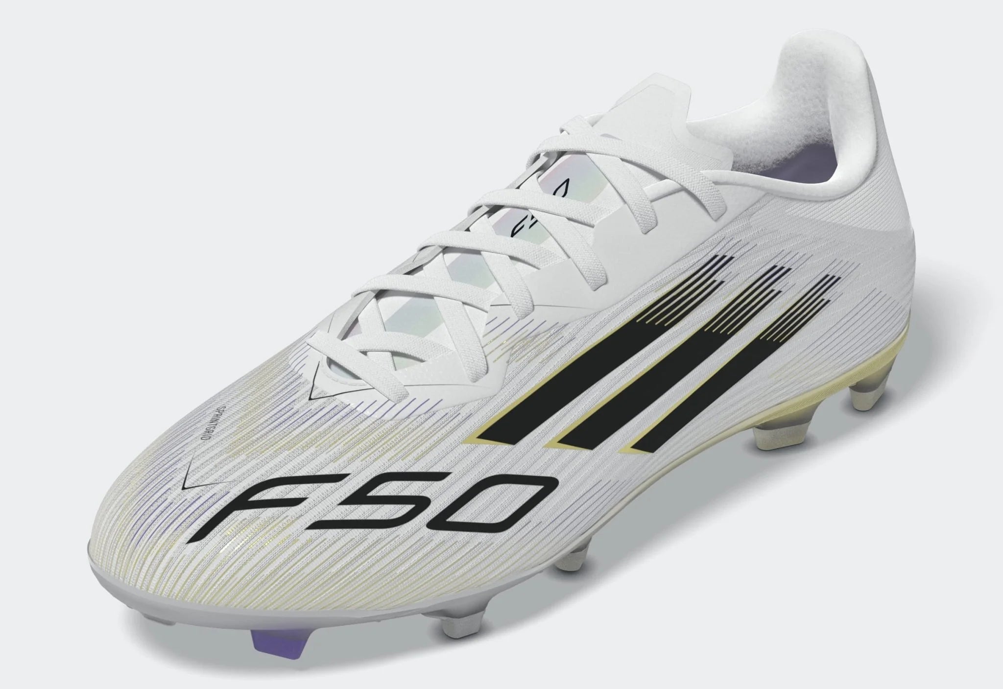 adidas F50 League Firm Multi Ground Boots White Black