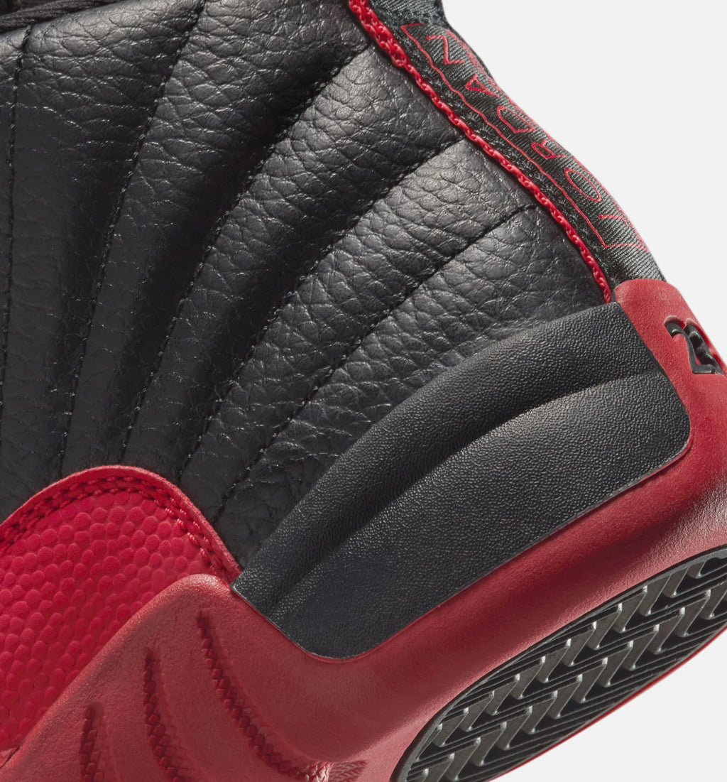 Air Jordan 12 Retro Flu Game Preschool Lifestyle Shoe Black Varsity Red