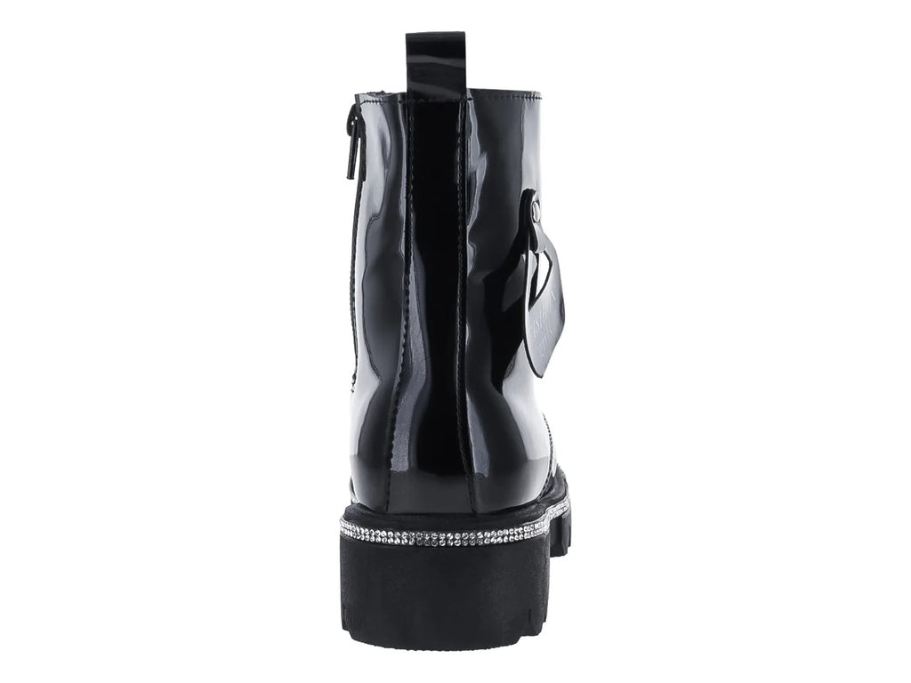 Botas Kassandra de Charol Negro para Niña