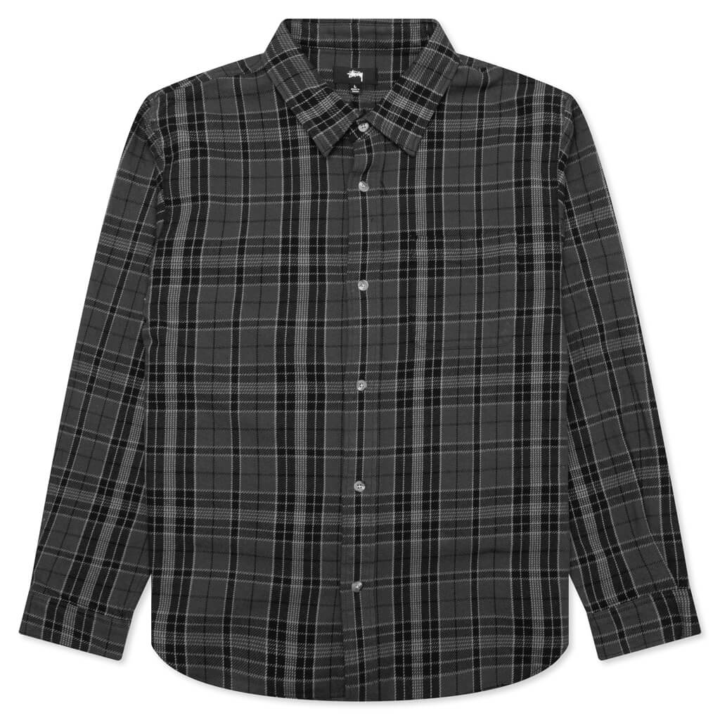 Stones Plaid Shirt Black