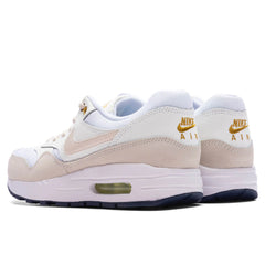 Air Max 1 GS White Light Orewood Brown Bronzine