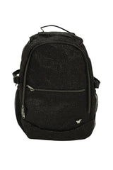 Varsity Black Glitter Backpack