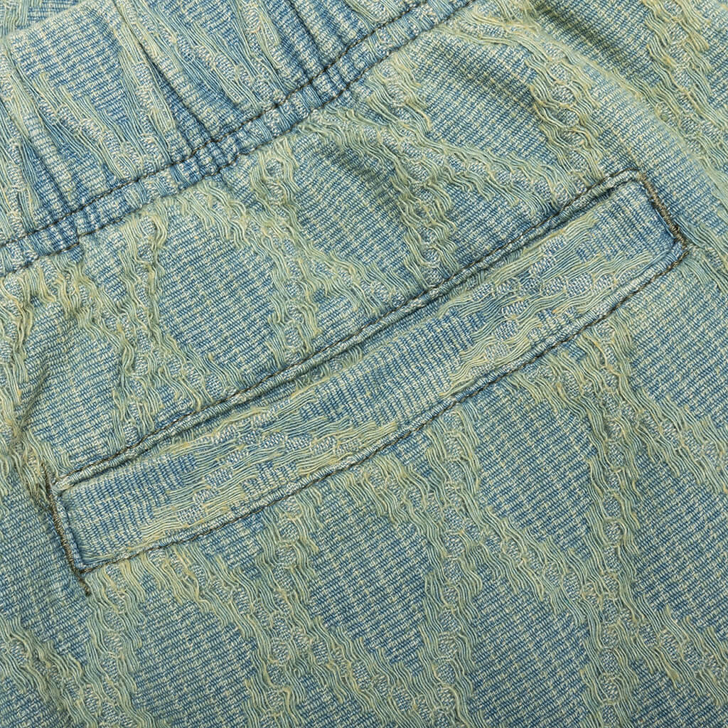 Diamond Jacquard Shorts Light Indigo