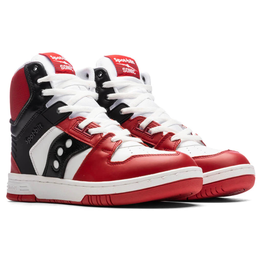 Saucony x Beams Sonic Hi White Red