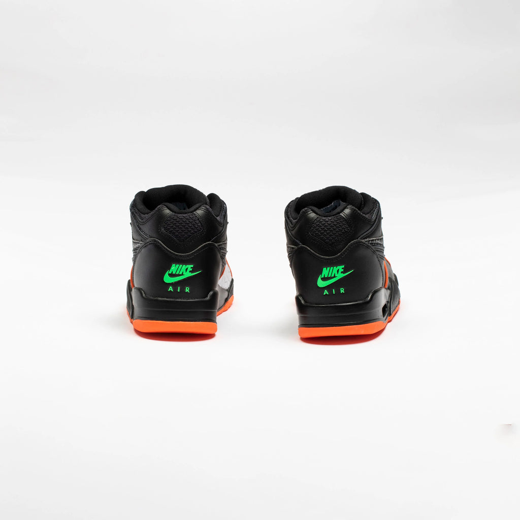 Air Flight 89 All Star Mens Basketball Shoe Black Blaze Orange Green Strike