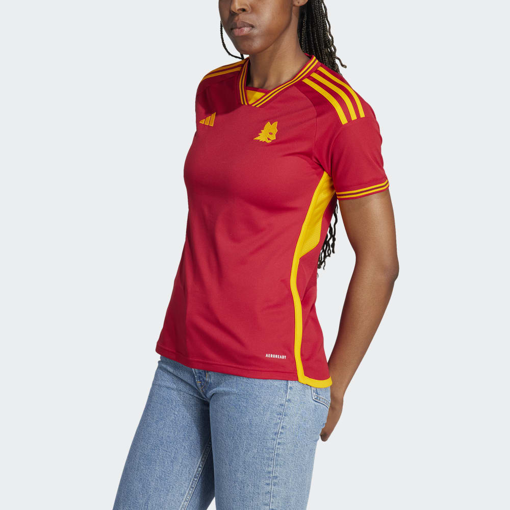 adidas Womens AS Roma Home Jersey 23