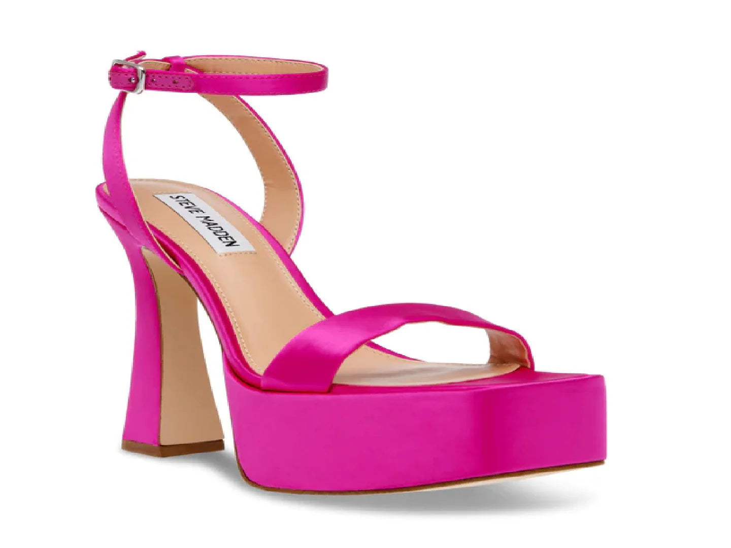 Sandalias de Tacón Steve Madden Fucsia para Mujer