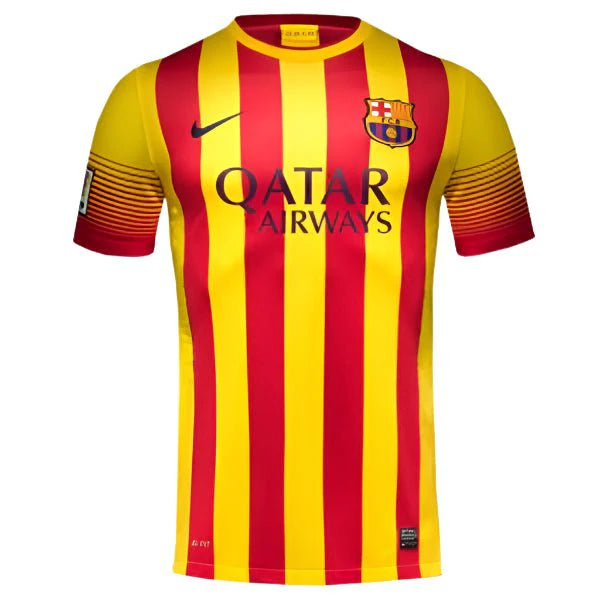 Nike Kids Barcelona Away Jersey 13 Yellow Red Navy