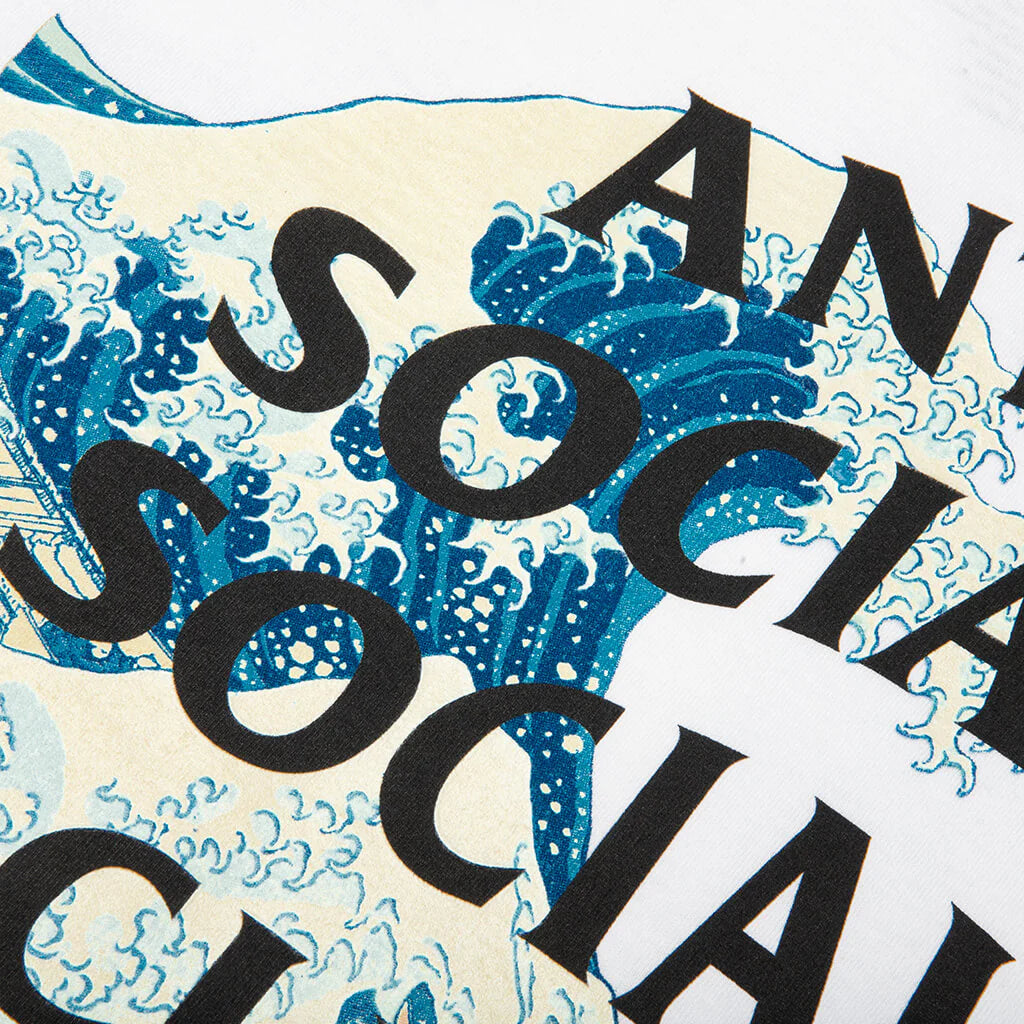 Tonkatsu The Great Wave Tee White