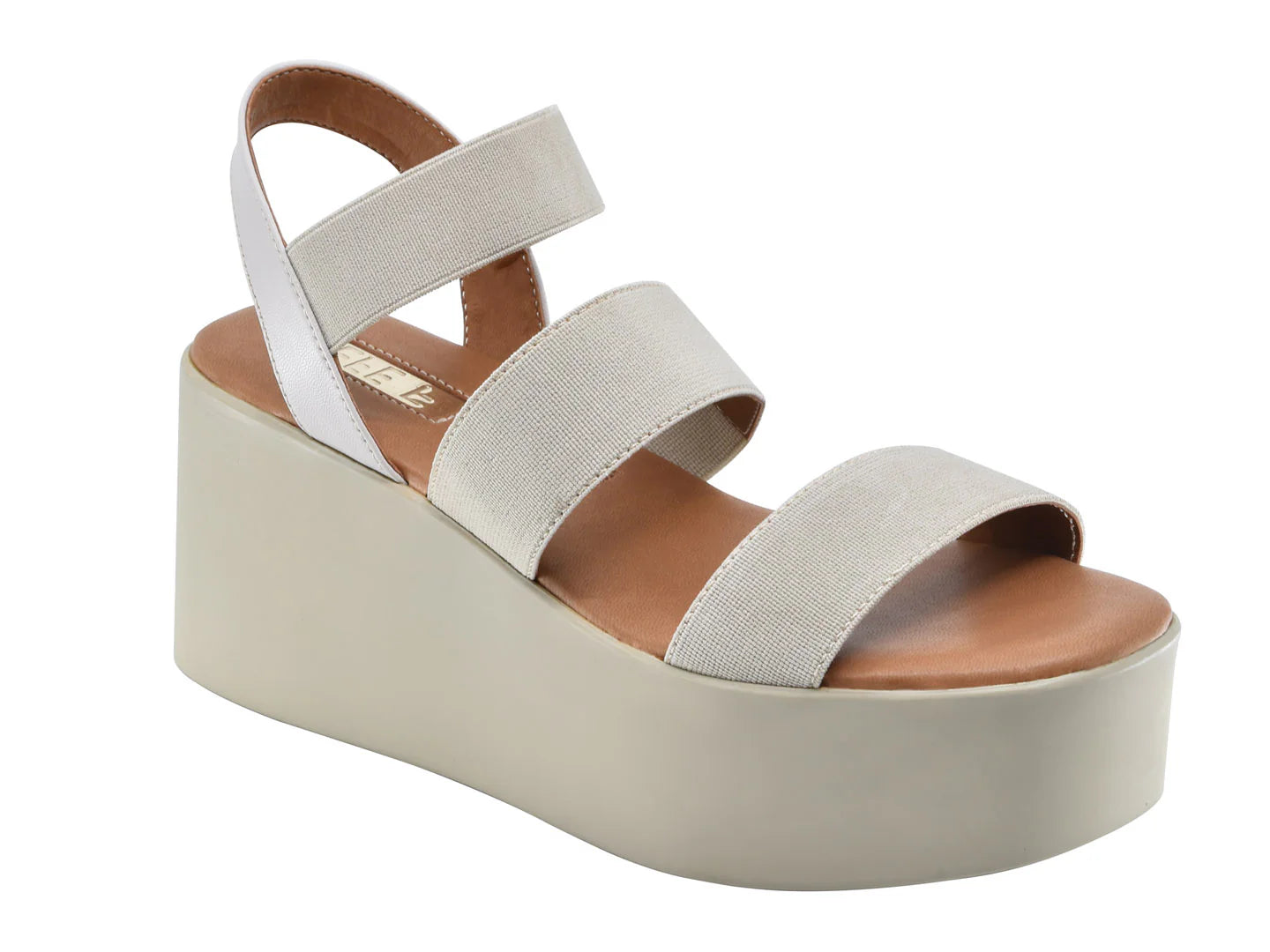 Sandalias de Plataforma EFE Color Latte