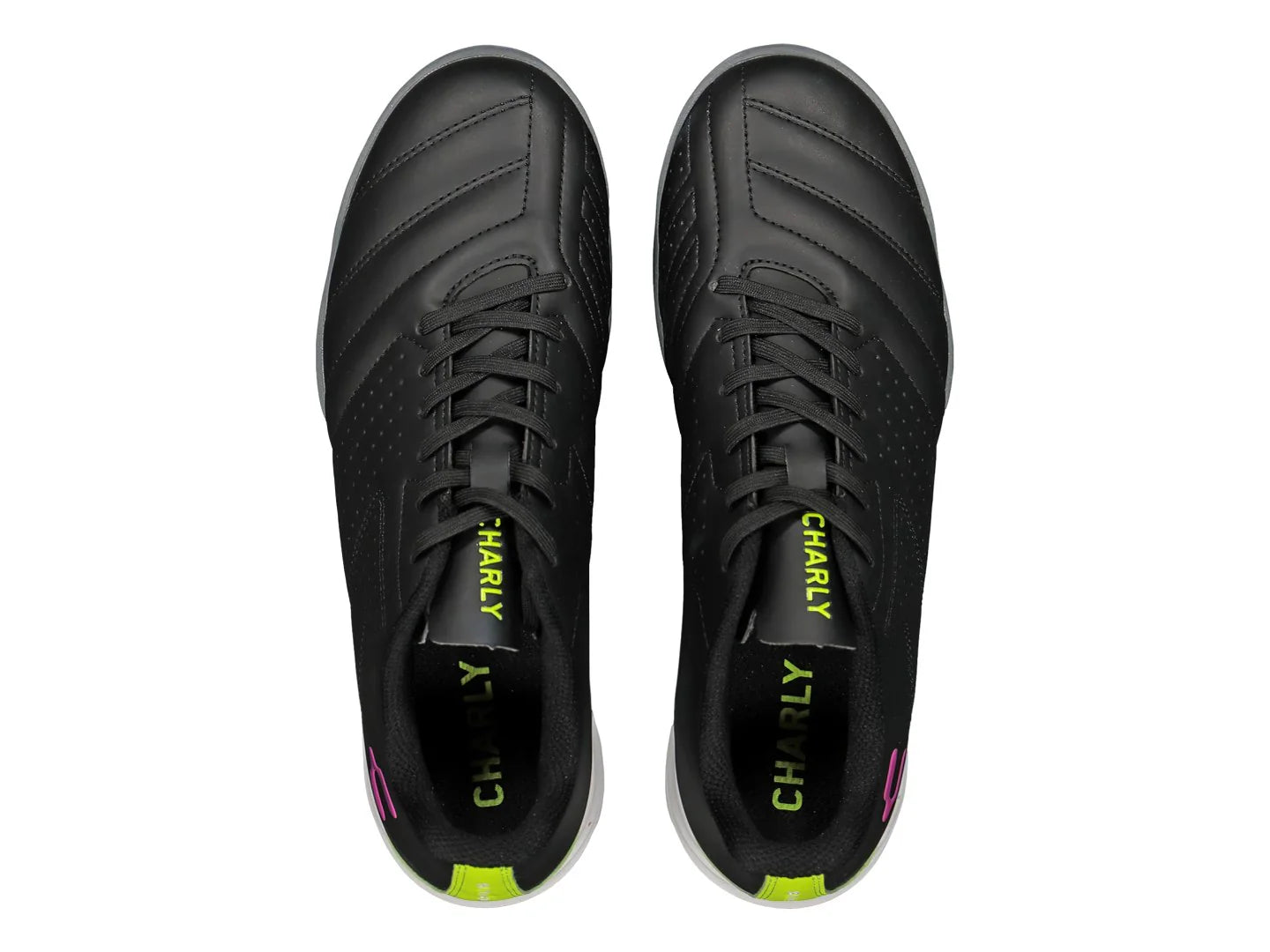 Tenis de Fútbol Charly Negro y Lima para Hombre