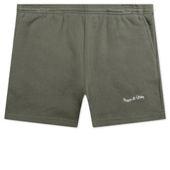 Wordmark Sweatshorts Olive