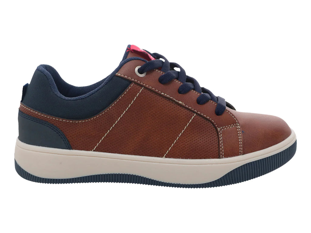 Tenis VAVITO Novara Color Cognac para Niño