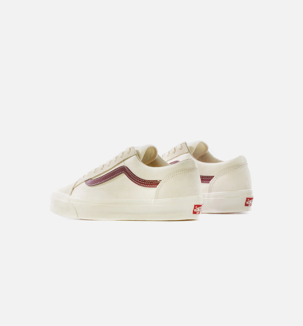 OG Style 36 LX Mens Skate Shoe Cream Burgundy