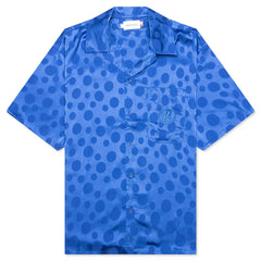 Polka Dot Camp Shirt Blue