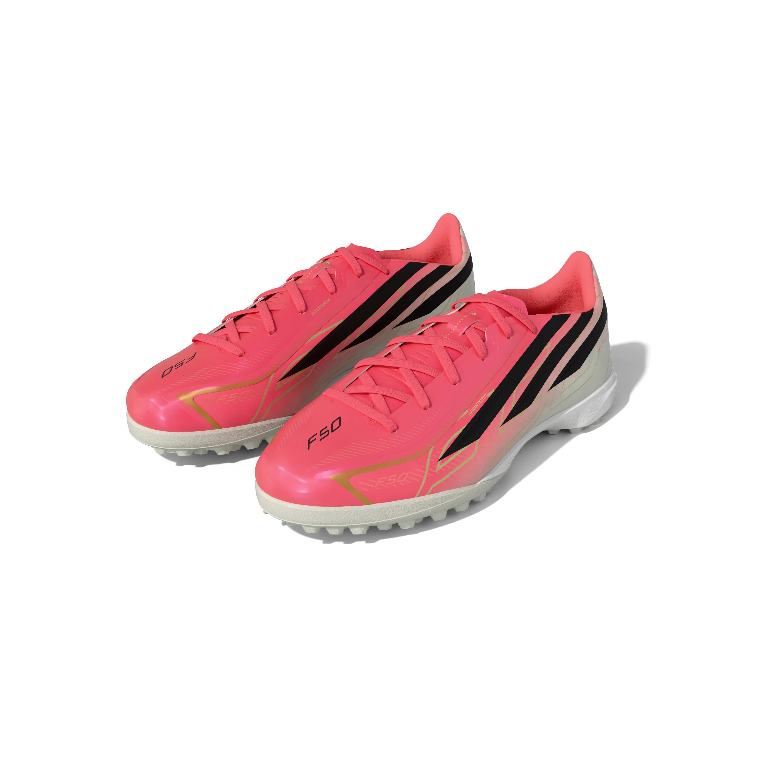 adidas F50 Hyperfast League Turf Mens Soccer Cleats Turquesa Black Gold