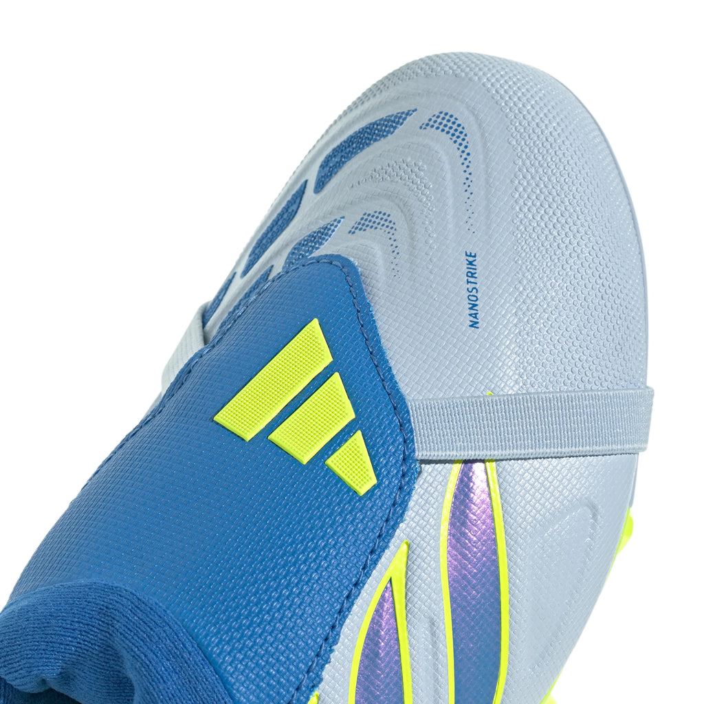adidas Predator League Fold Over Tongue FG Firm Ground Youth Soccer Cleats Sky Blue Yellow