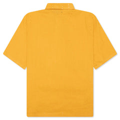 Clarity Woven Polo Yellow