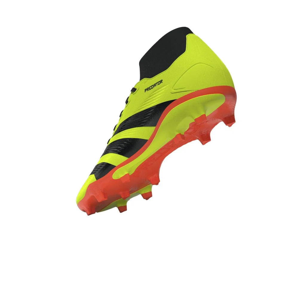 adidas Predator League Sock FG Firm Ground Soccer Cleats Team Solar Yellow Core Black