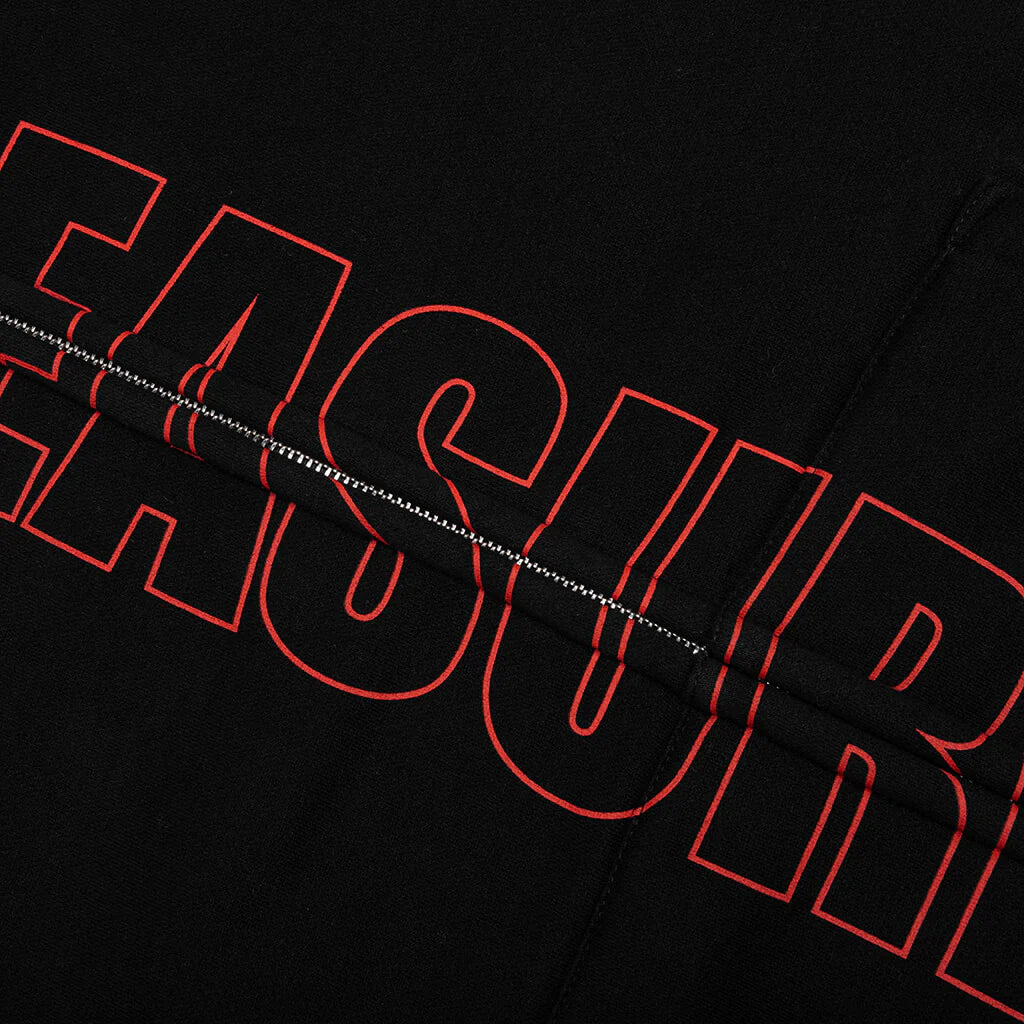 Impact Zip Hoodie Black