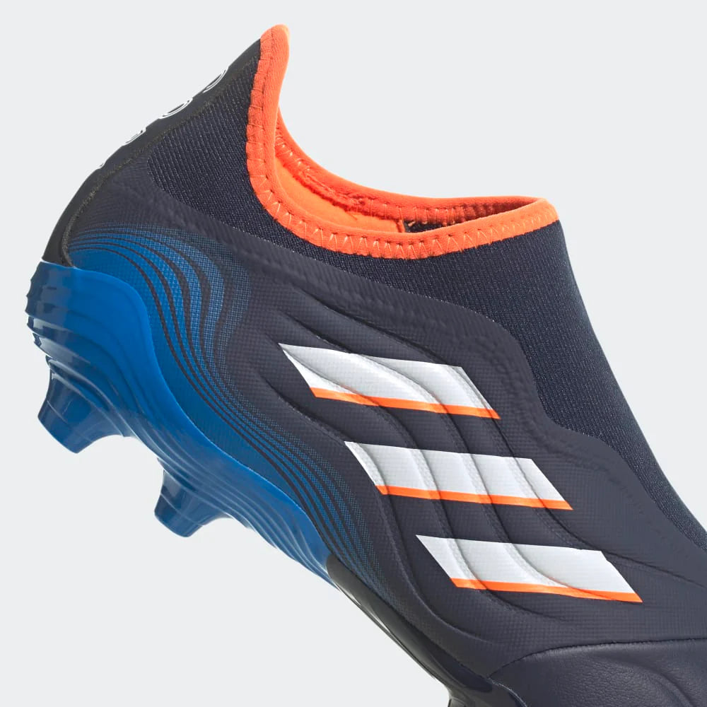 adidas Copa Sense3 Laceless FG Firm Ground Boots Blue White Orange