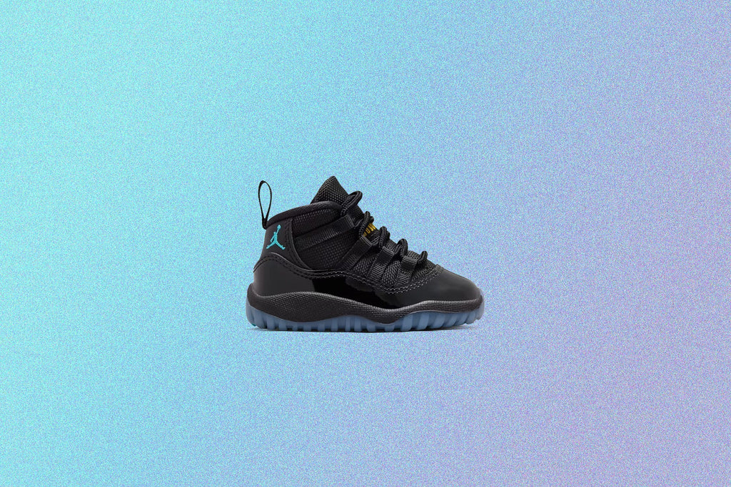 Air Jordan 11 Retro Gamma TD Black Gamma Blue Varsity Maize