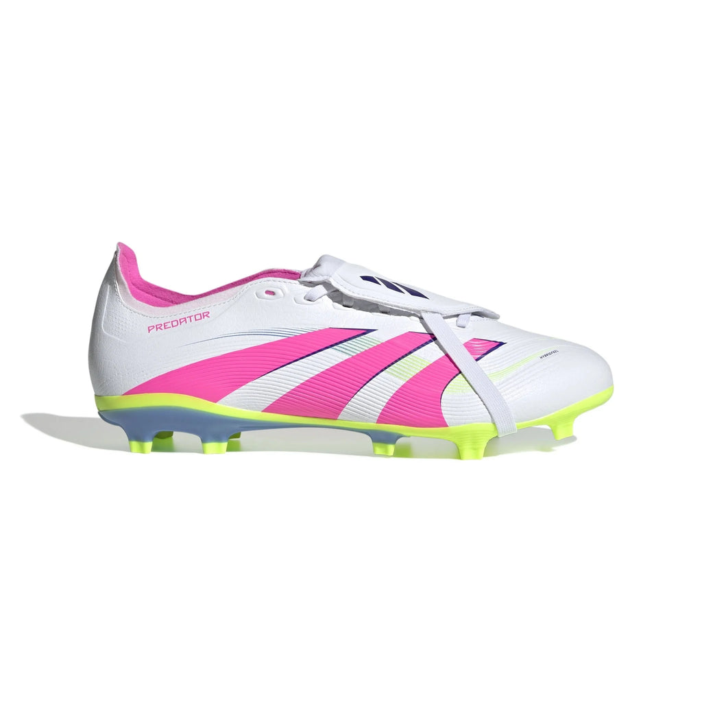 adidas Predator League Fold Over Tongue Firm Multi Ground Boots White Pink