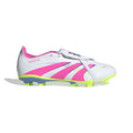 adidas Predator League Fold Over Tongue Firm Multi Ground Boots White Pink