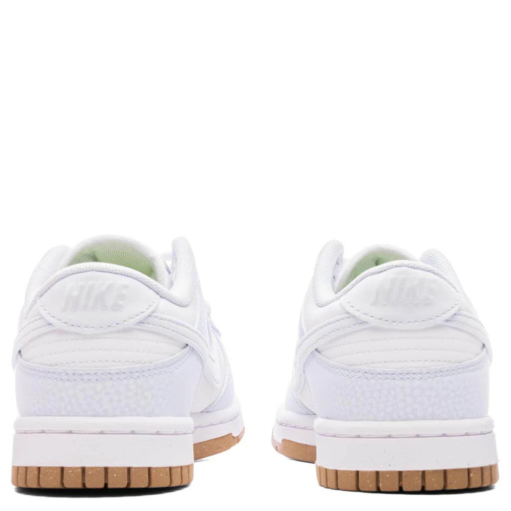 Womens Nike Dunk Low Premium Next Nature White Football Grey Gum Light Brown