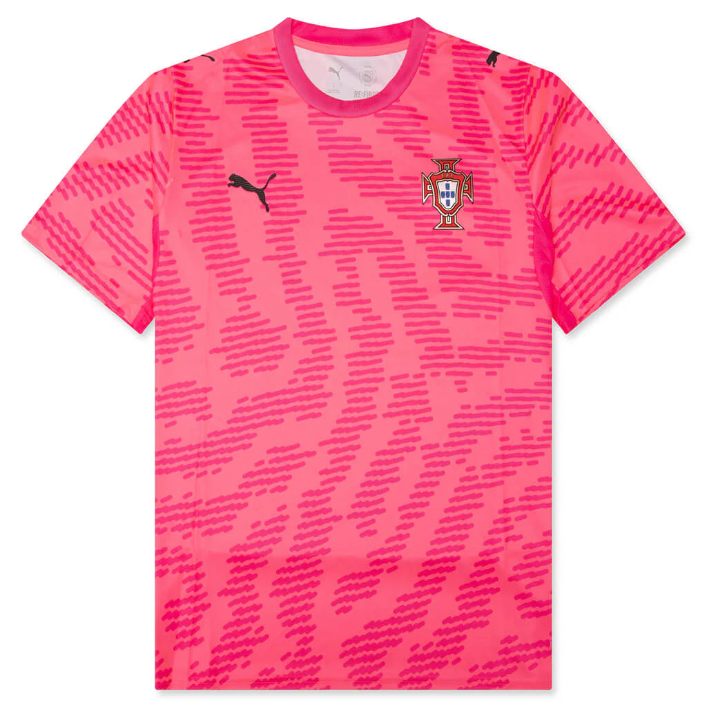 PUMA x Portugal x Salehe Bembury Goalkeeper Jersey Sun Struck Fluro Pink Pes