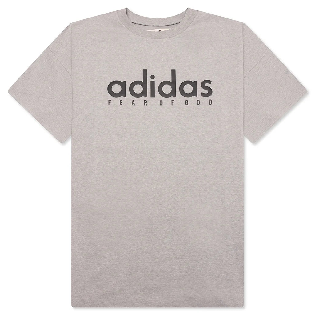 Fear of God Athletics x Adidas QDJ Short Sleeve Tee Heather Grey