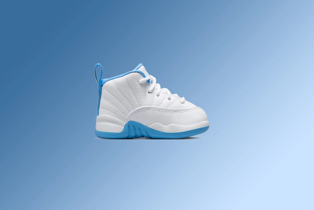 Air Jordan 12 Retro Melo TD White University Blue Metallic Silver