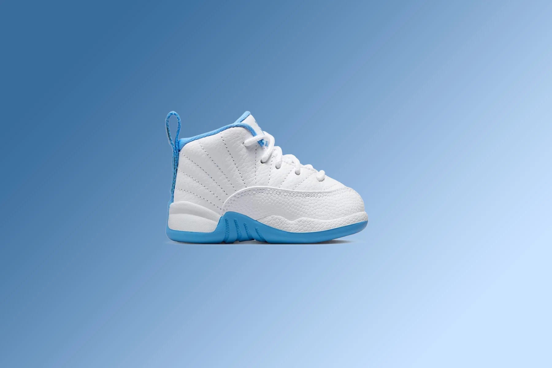 Air Jordan 12 Retro Melo TD White University Blue Metallic Silver