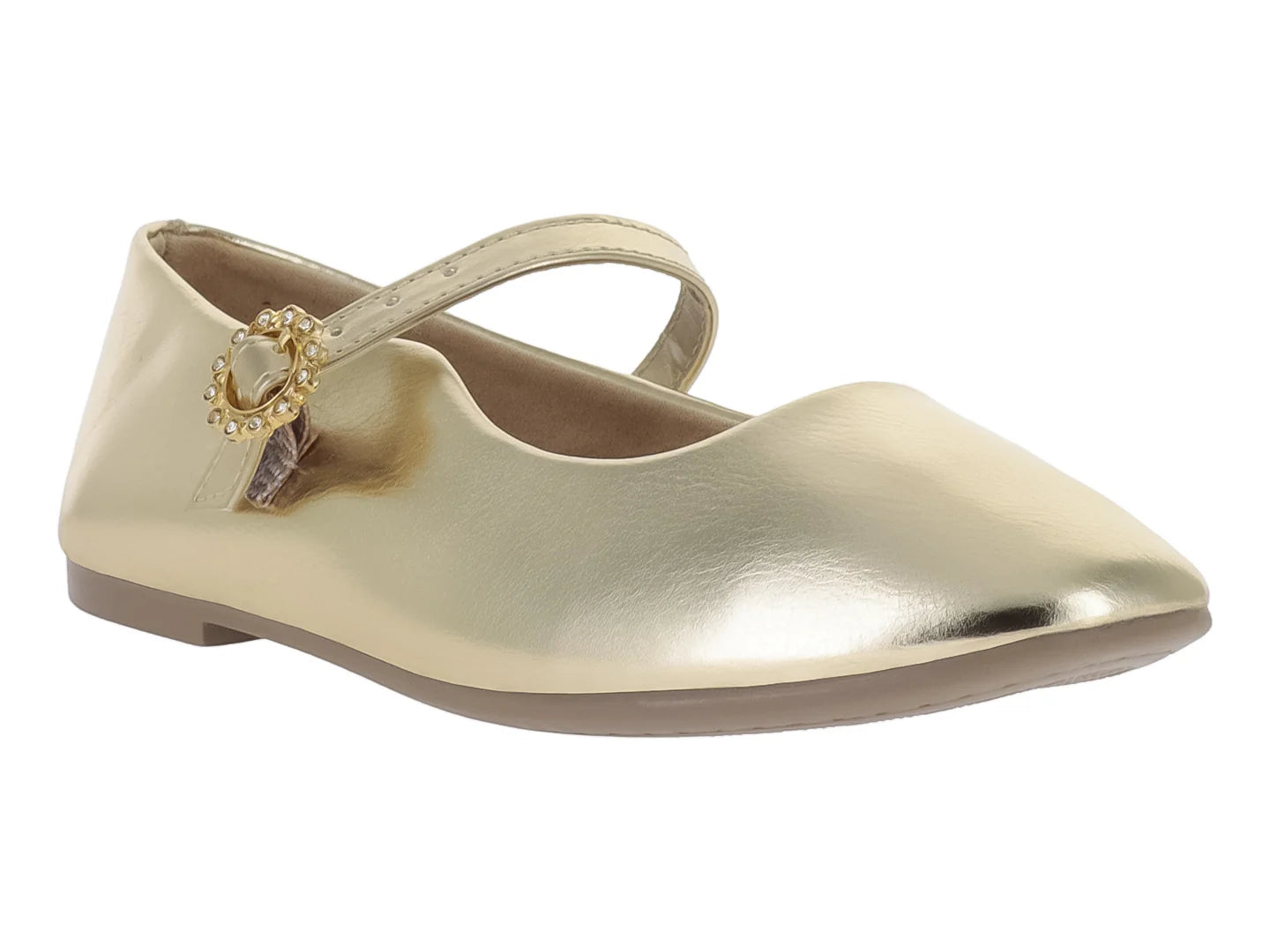 Zapatos Planos Tropicana Color Oro para Niña
