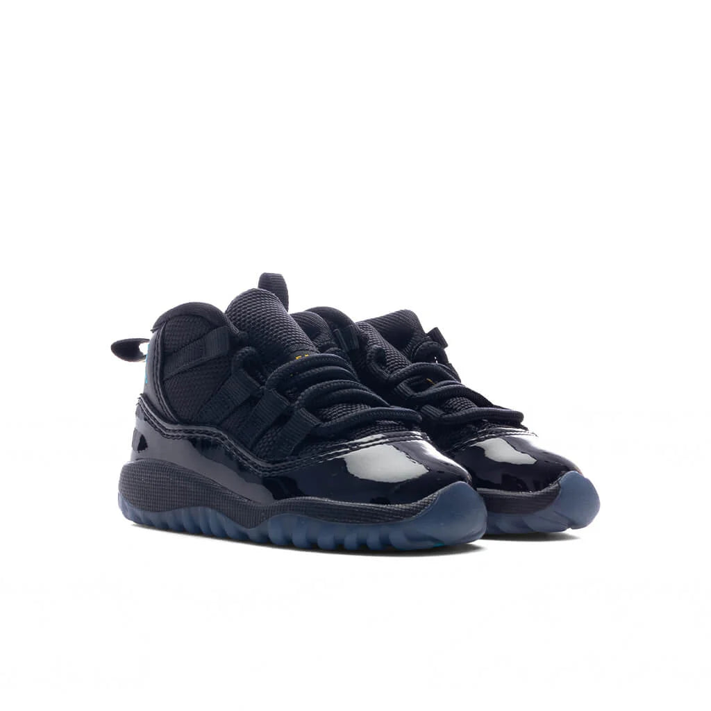 Air Jordan 11 Retro Gamma TD Black Gamma Blue Varsity Maize