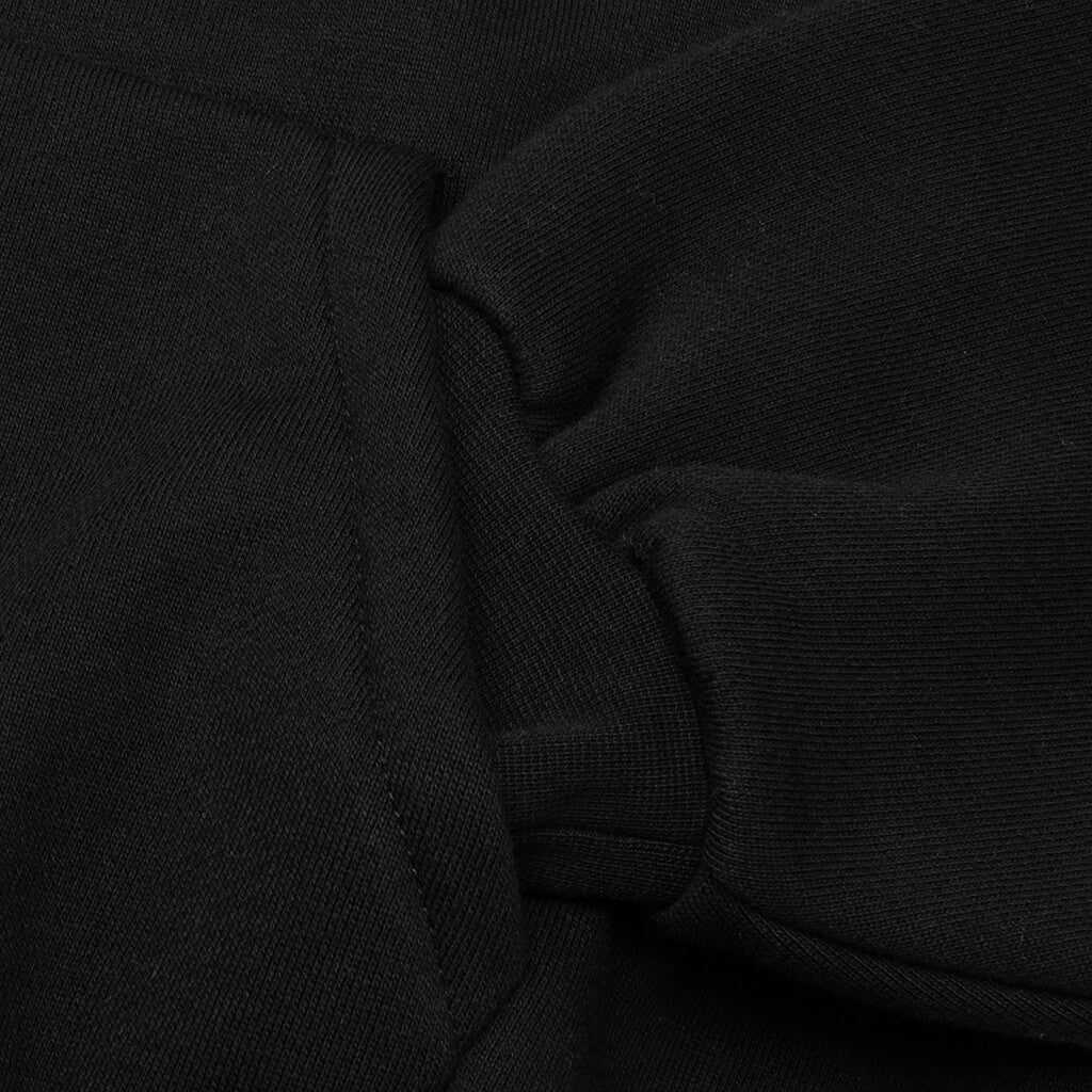 Kids Fleece Hoodie Jet Black