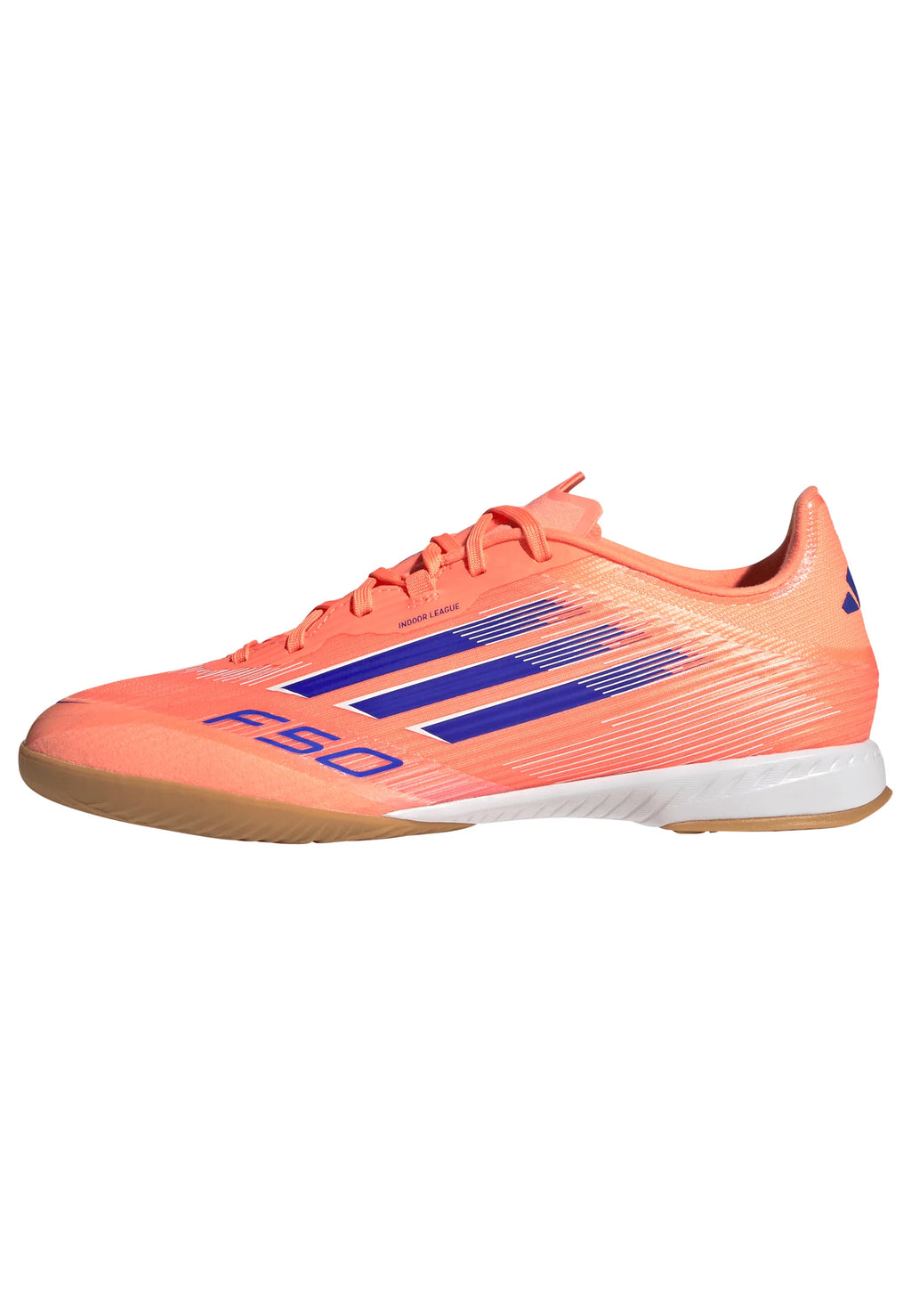 adidas F50 League IN Mens Soccer Shoes Orange Blue White