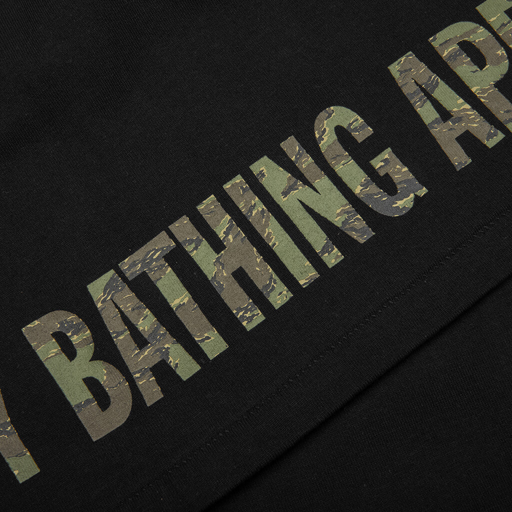 Womens Ape on Bapesta Tee Black Beige