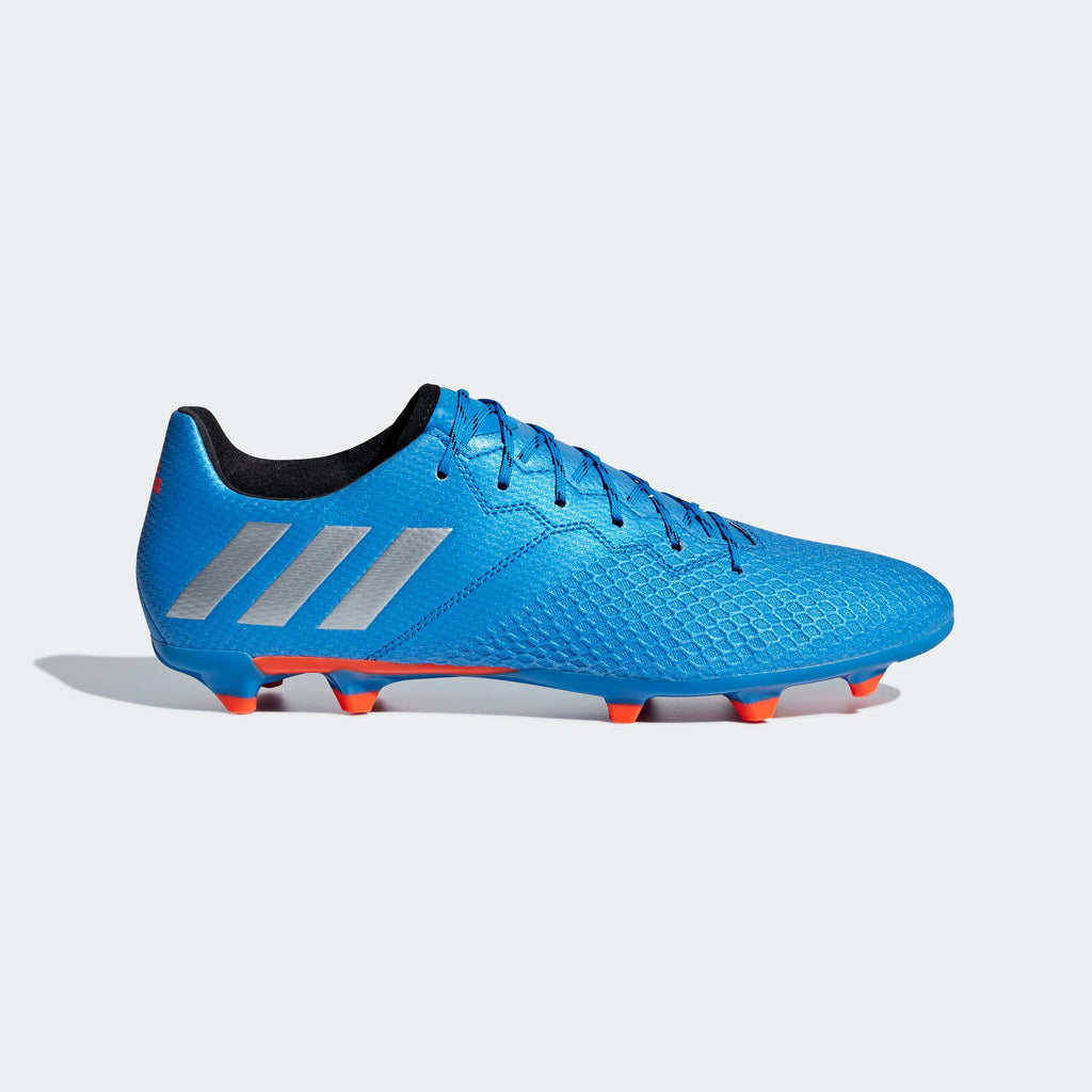 adidas Messi 163 FG Firm Ground Soccer Cleats Shock Blue Matte Silver Black